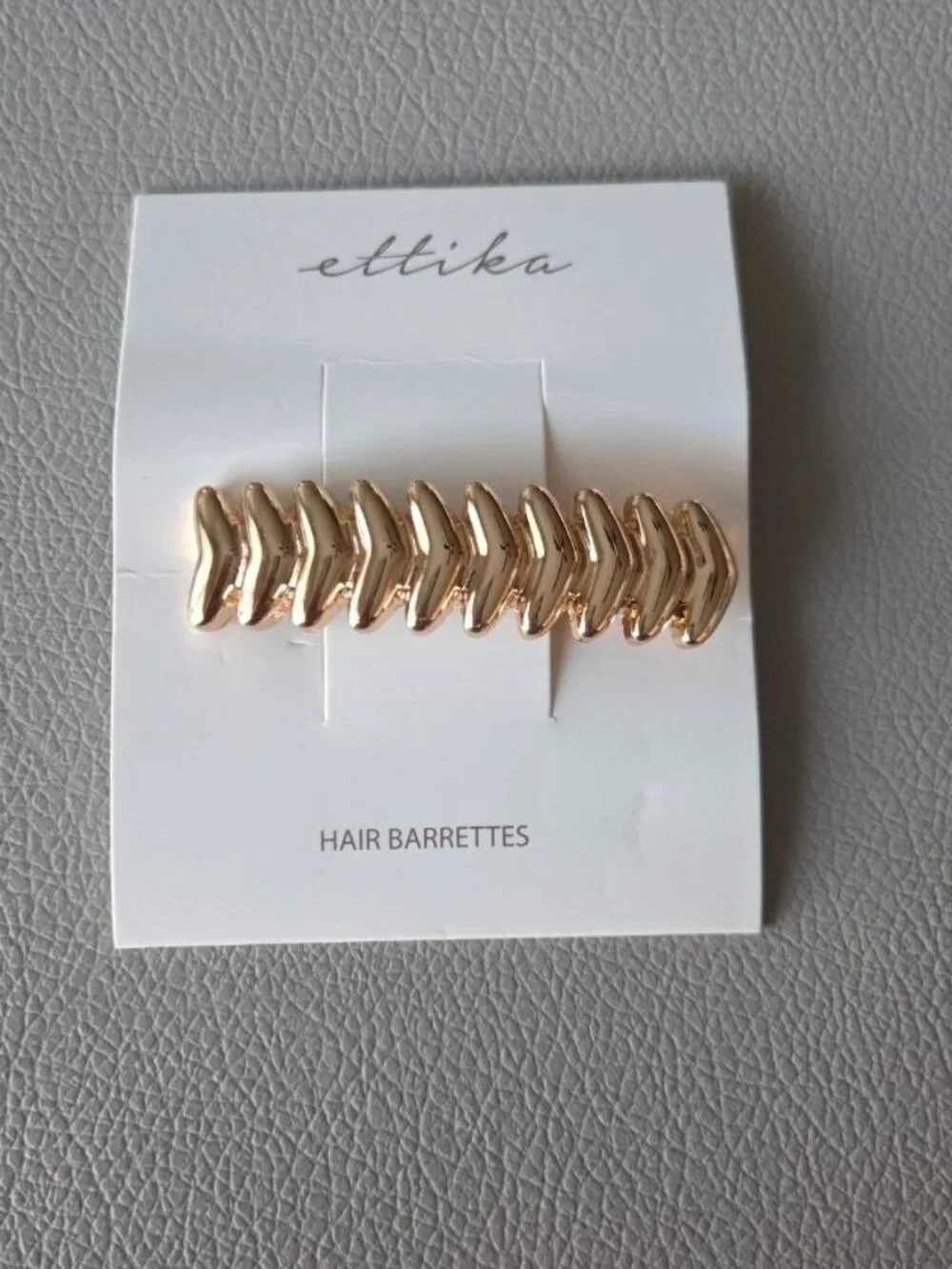 Ettika Moderna Chevron Hair Clip